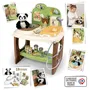 Smoby - Centre Vétérinaire Zoo avec Peluche Panda et Accessoires - Table d'Examen, Baignoire - Jouet d'Imitation pour Enfants à partir de 3 Ans