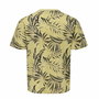 T-shirt à manches courtes homme Only & Sons Onskash Reg Leaf Aop Doré