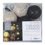 Home Deco Factory Guirlande Lumineuse 15 LED USB Noir et Doré