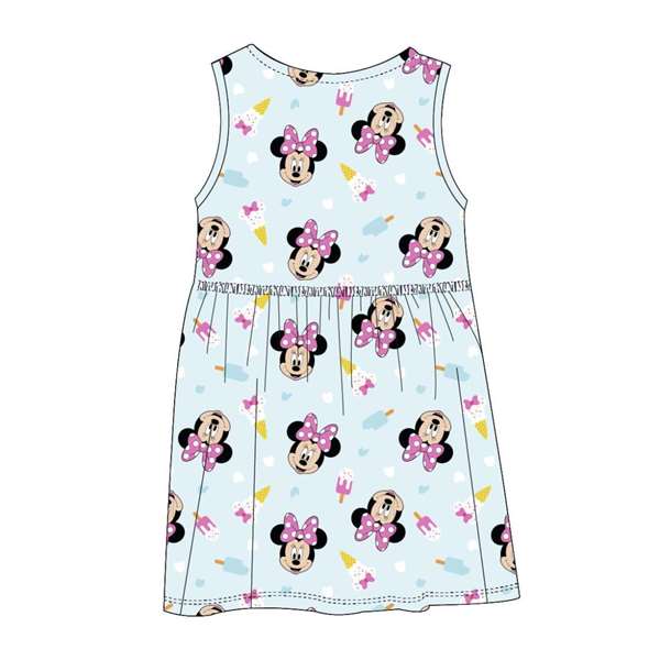 Cerdá Vestido Single Jersey Minnie 4 Ans - Robe pour Fille avec Motif Minnie Mouse, Modèles Surtis