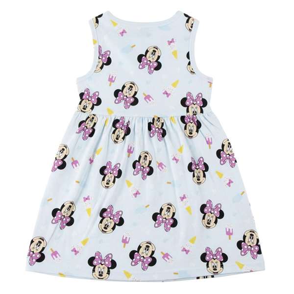 Cerdá Vestido Single Jersey Minnie 4 Ans - Robe pour Fille avec Motif Minnie Mouse, Modèles Surtis