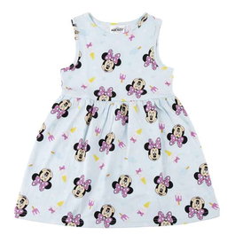 Cerdá Vestido Single Jersey Minnie 4 Ans - Robe pour Fille avec Motif Minnie Mouse, Modèles Surtis