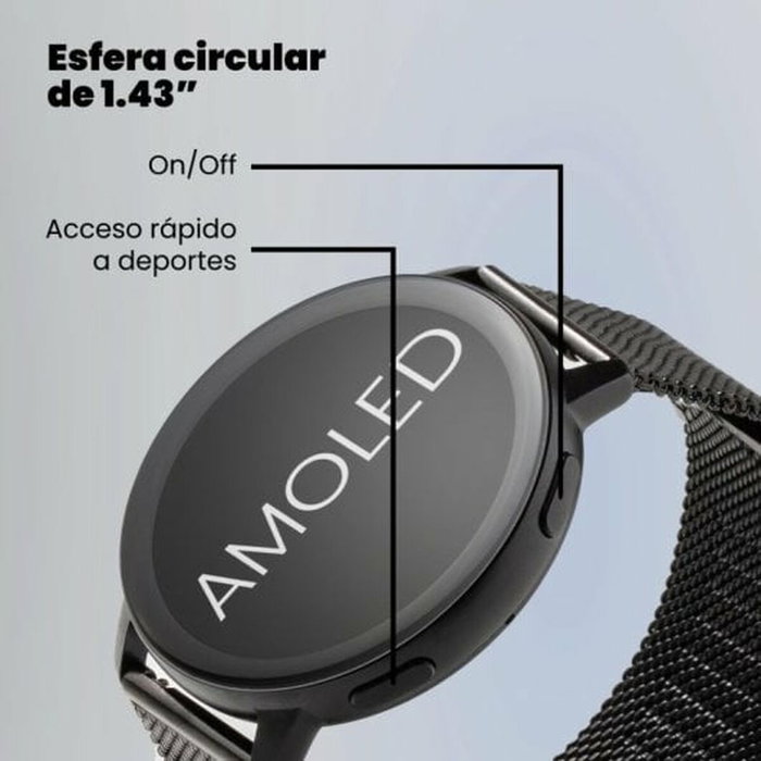 Montre intelligente SPC 9652N Noir Gris 1,43" Montre intelligente SPC 9652N Noir Gris 1,43"