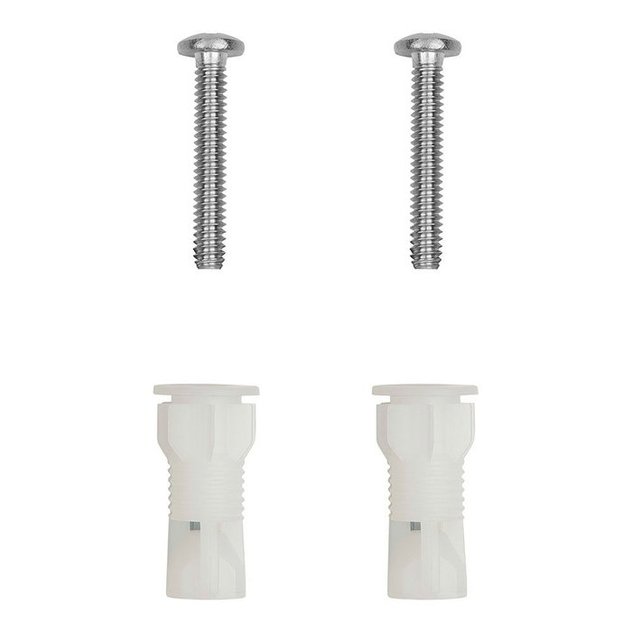 Roca AI0002400R Kit de fixation pour siège de toilette, 2 vis et 2 chevilles d’expansion, Modèles Roca Roca AI0002400R Kit de fixation pour siège de toilette, 2 vis et 2 chevilles d’expansion, Modèles Roca