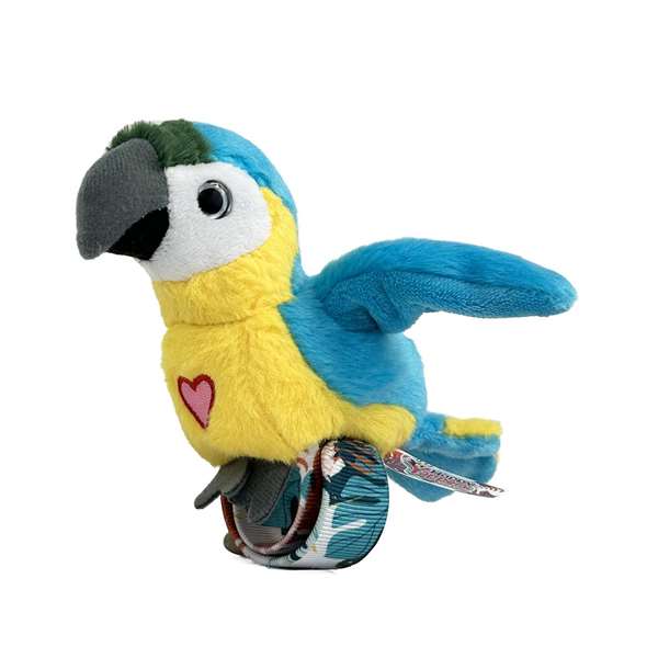 Famosa Happy Yappers Peluche Oiseau Chanteur avec Ailes Mobiles et Répétiteur Multilingue 18x18x5 cm Assorti Famosa Happy Yappers Peluche Oiseau Chanteur avec Ailes Mobiles et Répétiteur Multilingue 18x18x5 cm Assorti