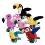 Famosa Happy Yappers Peluche Oiseau Chanteur avec Ailes Mobiles et Répétiteur Multilingue 18x18x5 cm Assorti