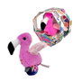 Famosa Happy Yappers Peluche Oiseau Chanteur avec Ailes Mobiles et Répétiteur Multilingue 18x18x5 cm Assorti