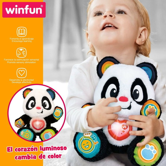 Jouet pour bébé Winfun Ours Panda 27 x 33 x 14 cm (4 Unités) Jouet pour bébé Winfun Ours Panda 27 x 33 x 14 cm (4 Unités)