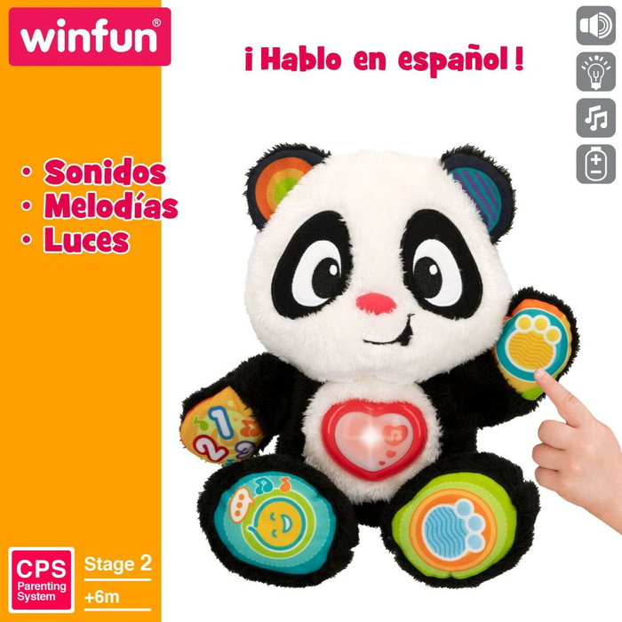 Jouet pour bébé Winfun Ours Panda 27 x 33 x 14 cm (4 Unités) Jouet pour bébé Winfun Ours Panda 27 x 33 x 14 cm (4 Unités)