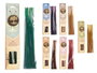 Acorde Lot de 30 Bâtons d'Encens avec Support en Bois Assortis 6 Arômes 6x30x2 cm (Set de 72)