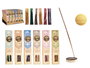Acorde Lot de 30 Bâtons d'Encens avec Support en Bois Assortis 6 Arômes 6x30x2 cm (Set de 72)