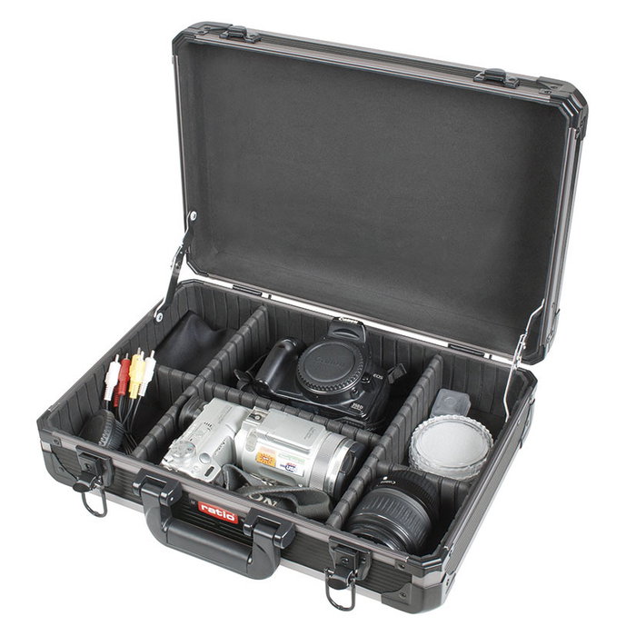 Ratio Malette Pc en Aluminium Lightbox 40x11 cm Hauteur 28 cm avec Intérieur Acolchado et Esquinas Reforzadas Ratio Malette Pc en Aluminium Lightbox 40x11 cm Hauteur 28 cm avec Intérieur Acolchado et Esquinas Reforzadas