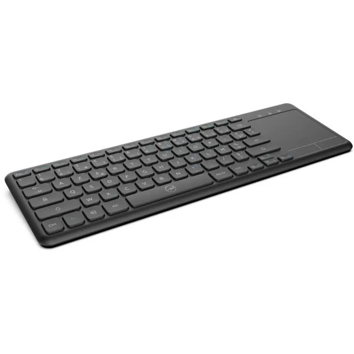 Mobility Clavier Sans Fil Noir Azerty pour Smart TV, Connexion USB 2.4 GHz, Technologie à Ciseaux