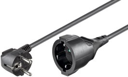 MicroConnect Rallonge Schuko avec fiche de sécurité, 5m