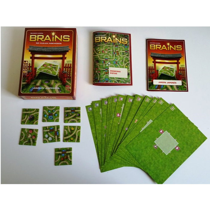 Brains El Jardin Japones SD Games Jeu de société logique 50 puzzles progressifs dès 8 ans solo