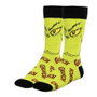 CERDÁ Set de 3 paires de chaussettes motif Grinch - Taille unique 38/45 - 86% coton, 12% polyamide, 2% élasthanne