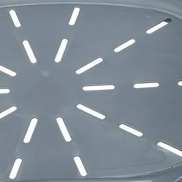 Ferplast Corbeille Siesta Deluxe Taille 2, Panier en plastique 49x36x17.5 cm avec repose-tête antidérapant, gris foncé pour chien et chat