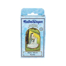 Radhe Shyam Lot de 15 Cônes d'Encens Myrrhe Artisanal sans Phtalates