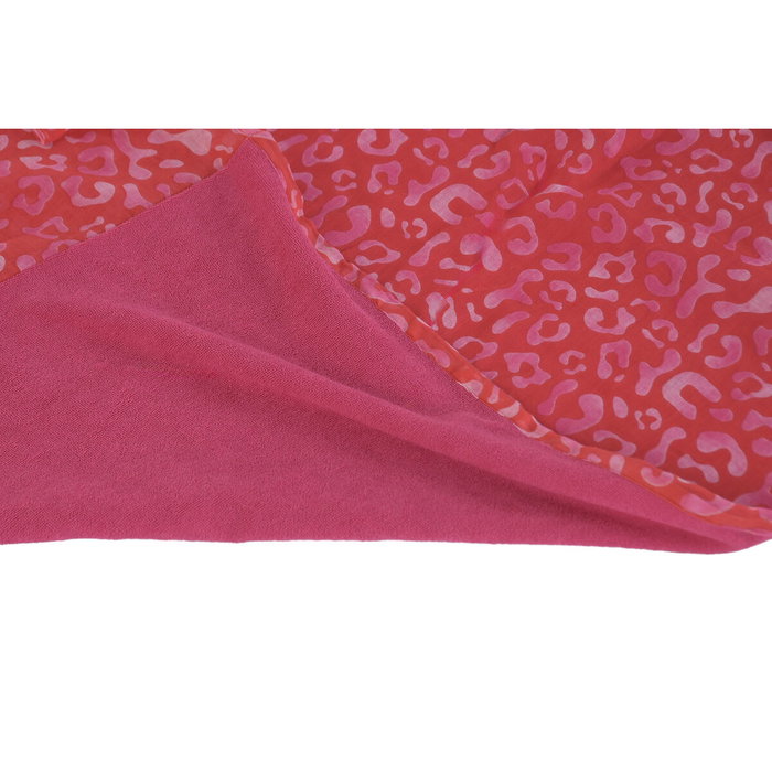 Home ESPRIT Serviette de plage Marron Vert Rose Polyester Coton (Lot de 3)