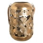 BigBuy Home Lanterne Doré Verre Corde Fer 21 x 21 x 32,5 cm