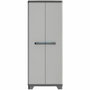 Keter Armoire de rangement haute LINEAR Noir / Gris - 68 x 39 x 173 cm