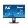 Iiyama Moniteur XUB2493HSU-B7 LCD 23.8 Pouces 1920x1080 IPS 75 Hz 5 ms avec Haut-Parleurs USB-C 65 W et HDMI