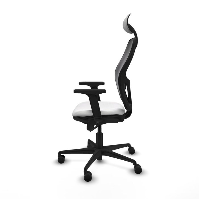 Piqueras y Crespo 2D036N1 Chaise de Bureau avec Appui-tête Blanc Piqueras y Crespo 2D036N1 Chaise de Bureau avec Appui-tête Blanc