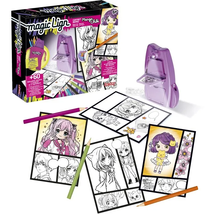 Lansay Magic Lign Projecteur Pocket Manga Chibi