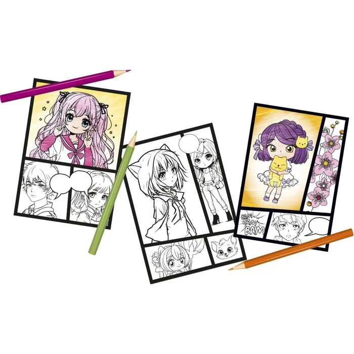 Lansay Magic Lign Projecteur Pocket Manga Chibi
