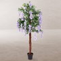 BigBuy Home Plante décorative Ciment Tissu 210 cm