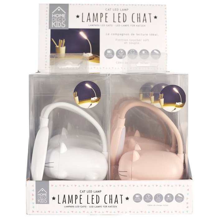 Home Deco Kids Lampe LED Gato avec bras flexible
