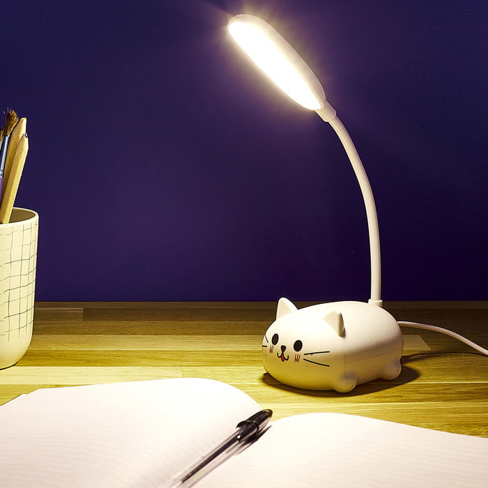 Home Deco Kids Lampe LED Gato avec bras flexible