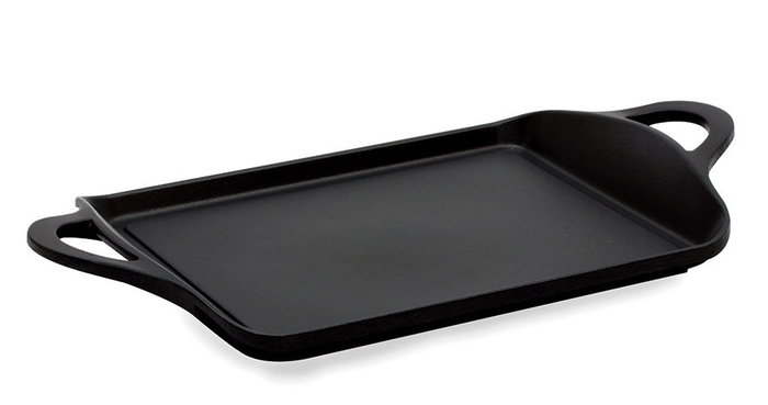 Valira Plancha Plane Black avec Poignées pour Induction 28x21 cm Valira Plancha Plane Black avec Poignées pour Induction 28x21 cm