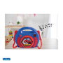 LEXIBOOK Micro pour enfants Karaoke Spiderman Marvel avec deux microphones, lecteur CD, prise casque - Jouet dès 3 ans