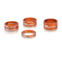 XLC AS-A02 Set 5 Espacements de Direction 1-1/8'' Orange