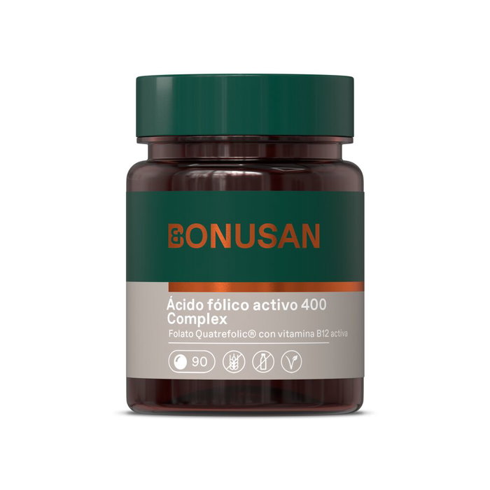 BONUSAN Acide Folique Actif 400 Complex 90 comprimés