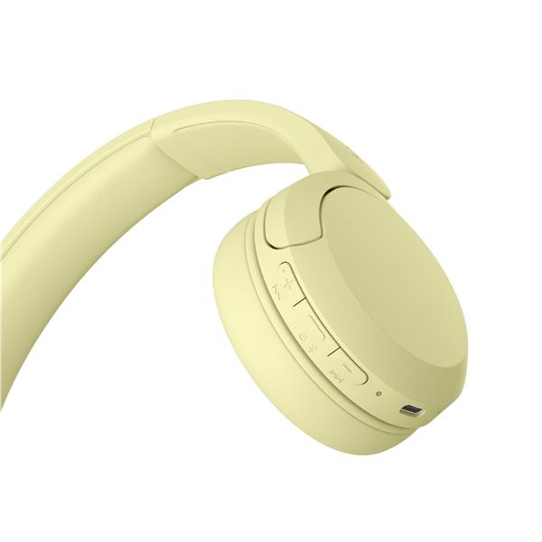 Sony WH-CH520 Casque sans fil supra-auriculaire Bluetooth jaune