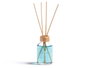 Acorde Mikado 50 ml avec tige en verre, rotin et bois bleu 7 x 17 x 5 cm (Set de 12)