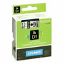 Dymo D1 Ruban d'étiquetage 24 mm x 7 m, Noir sur Blanc