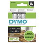 Dymo Ruban D1 24mm x 7m Noir sur Blanc