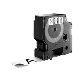 Dymo S0720930 - Ruban d'étiqueteuse, impression Noir sur Blanc, pour modèles 53713 et labelles compatibles