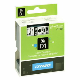 Dymo S0720930 - Rouleau d'étiquettes D1, ruban 24 mm x 7 mètres pour étiqueteuse