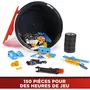 Bandai Meccano APM19103 Baril de construction 150 pièces - 5 modèles à construire, coffret éducatif STEAM, pour enfants dès 5 ans