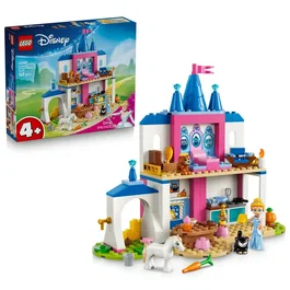 LEGO | Disney Princess 43283 Château de Cendrillon et ses Amis Animaux Jeu de Construction Éducatif pour Enfants dès 4 Ans