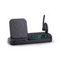 Yealink BH71 Workstation - Casque mono Bluetooth professionnel avec station de charge UC, réduction de bruit 4 micros, 30h d'autonomie, USB-C, Qi, pour visioconférence