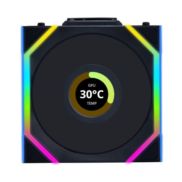 Lian Li Uni Fan SL 3-Pack Black 12SLLCD1W3B