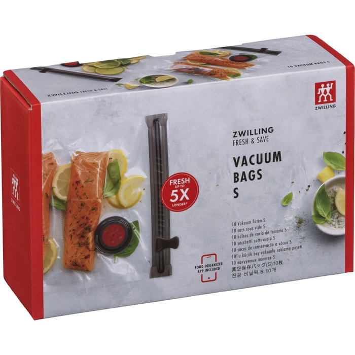 Zwilling Fresh & Save Set de sacs sous vide S, 10 pièces Zwilling Fresh & Save Set de sacs sous vide S, 10 pièces