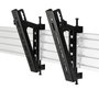B-Tech Support d'écran universel System X avec inclinaison - Bras d'interface pour VESA 200 jusqu'à 47", charge 70kg max, inclinaison +20°, noir