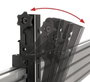 B-Tech Support d'écran universel System X avec inclinaison - Bras d'interface pour VESA 200 jusqu'à 47", charge 70kg max, inclinaison +20°, noir