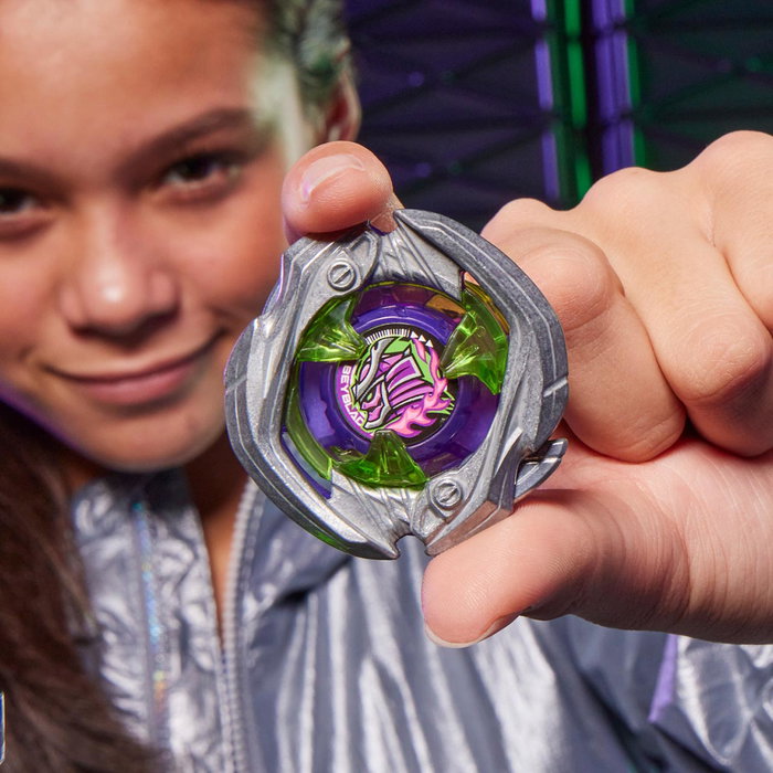 Hasbro Beyblade Lanzador Premium Grip Especial G1862 - Lanceur Beyblade X avec Toupie et Poignée Améliorée, Multilingue (Français), pour Enfants 8 Ans et Plus